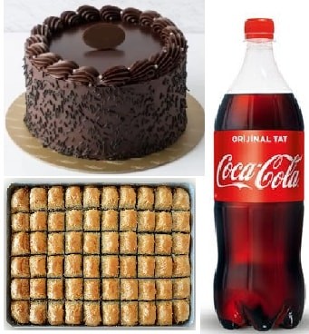 Partilerin Vazgeçilmezi: Pasta Baklava ve Cola Avantaj Paketi Samsun pasta