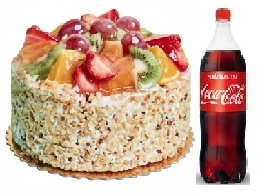 Taze ve Hafif 4-6 Kişilik Karışık Meyveli Yaş Pasta Paketi Samsun pasta